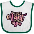 thumbnail image 3 of Inktastic Aunt Funny Niece Girls Baby Bib, 3 of 4