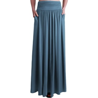 Lexi Women's Super Comfy Perfect Fit Stretch Denim Skirt - Walmart.com