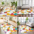 thumbnail image 6 of Area Rug 3x5ft Modern Geometric Washable Area Rugs for Living Room Abstract Mid Century Non Slip Floor Carpet Mat for Kitchen Entryway Bathroom Office Home Decor, 6 of 8