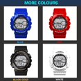 thumbnail image 3 of H-ONHX Waterproof LED Digital Sports Watch with 4-Button Control, Multiple Style Options for Outdoor Activities and Daily Use, 3 of 4