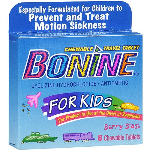 Bonine Kids Chewable Travel Tablets With Berry Blast, 8 oz Walmart