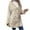 Beige-04, variant on Women Fleece Jacket Coat Button Up Sherpa Jacket with Hood Side Split Open Front Cardigan Coat Warm Winter Coats
