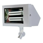 Dabmar Lighting DF5650-W Solid Brass Area Flood Light- White