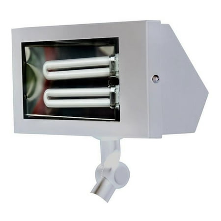 Dabmar Lighting DF5650-W Solid Brass Area Flood Light- White
