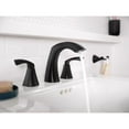 thumbnail image 6 of Moen Lindor Matte Black Bathroom Faucet 8-16 in., 6 of 7