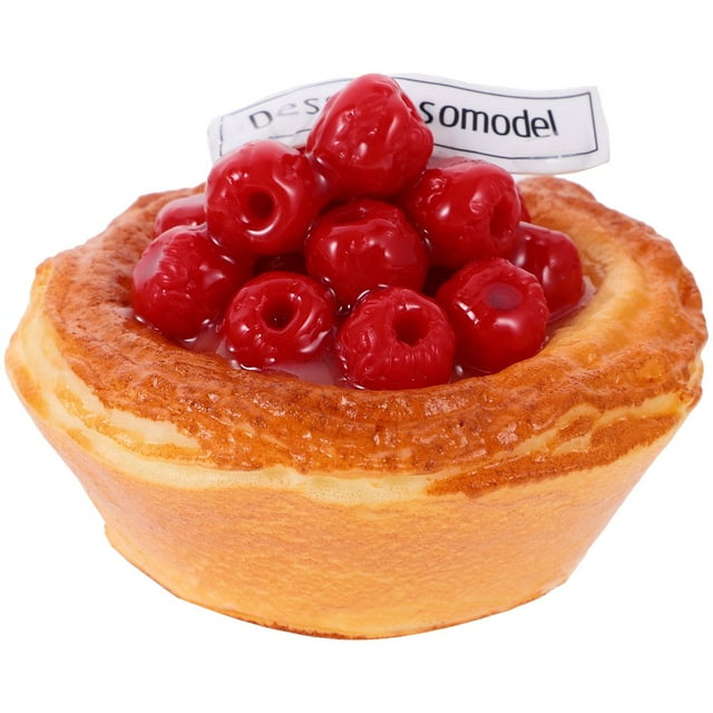 Dsseng Imitation Egg Tart Models Artificial Props Faux Cakes Bakery Ornament Fake Food