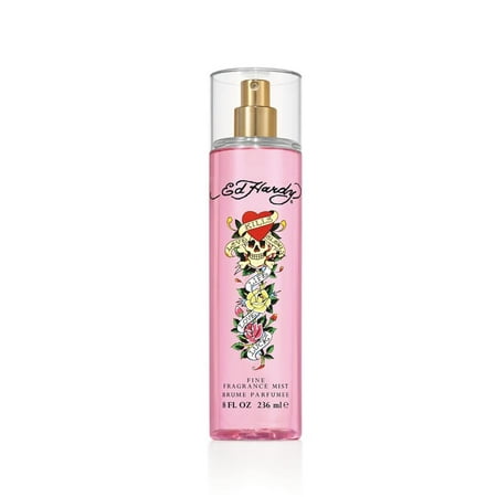 Ed Hardy Fine Fragrance Mist for Women, 8 fl oz (Best Celebrity Perfumes 2019)