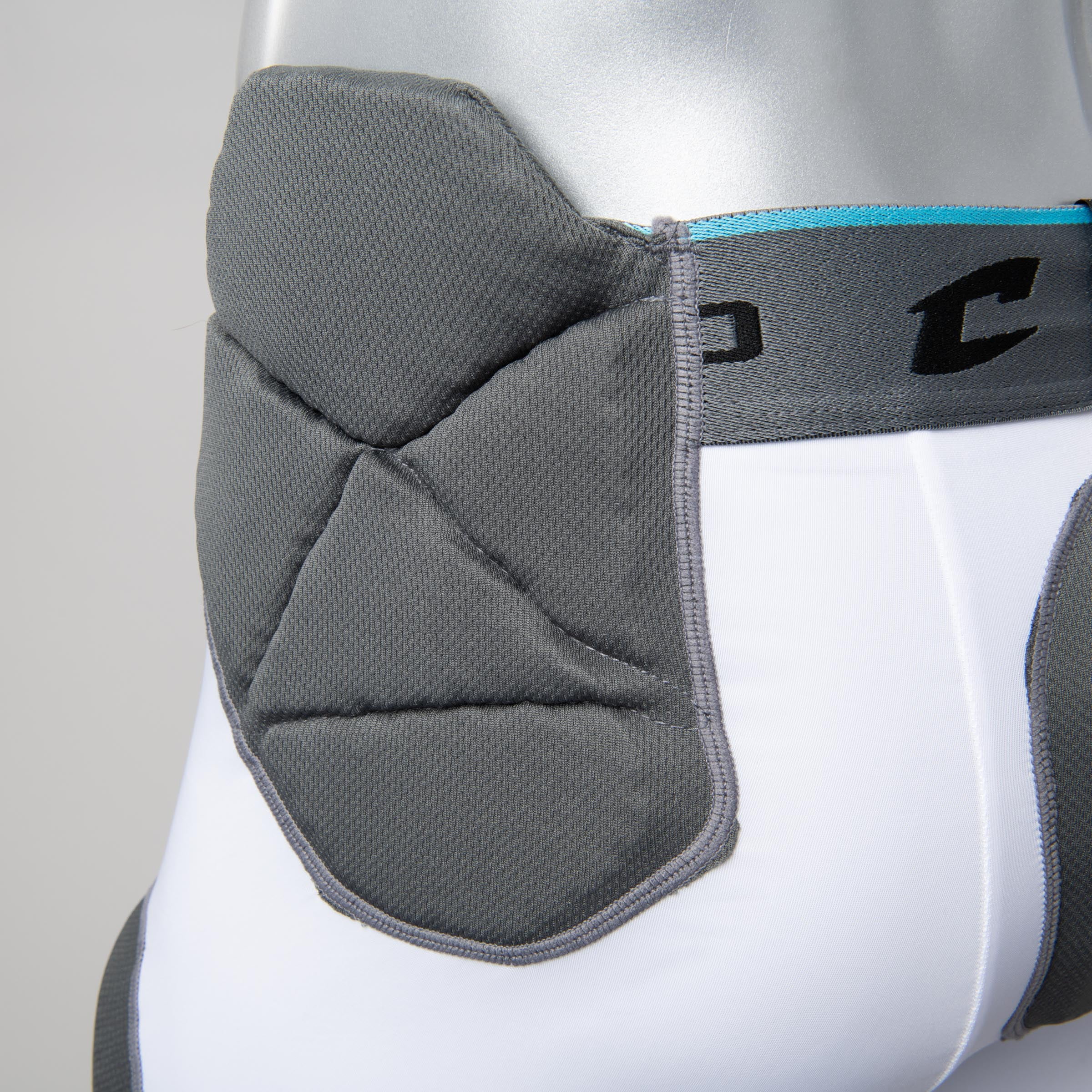 Champro Sports Man Up 7-Pad Football Girdle, Compression Fit, Youth & Adult Sizes