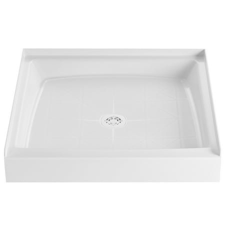Proflo Pfsb3232 32  X 32  Single Curb Slip Resistant Shower Pan For Alcove Installations