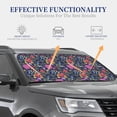 thumbnail image 5 of Yiaed Floral Print Car Front Windshield Sun Shade,Foldable Anti-UV Car Sunshade for Front Window for Most Vehicles-Medium, 5 of 5