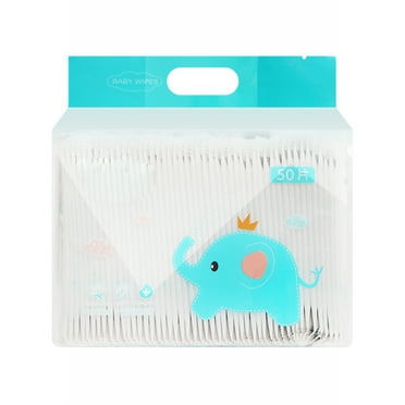50Pcs/Pack Mini Portable Single Wet Wipes Gentle Non Woven Wipes for Face and Hands