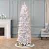 thumbnail image 7 of Pre-Lit 6.5' White Pencil Northern Fir Artificial Christmas Tree with 250 Lights, White, 7 of 7
