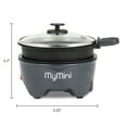 MyMini 5inch Noodle Cooker & Skillet Electric Hot Pot, Blackberry (3.7