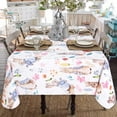 thumbnail image 6 of Rectangle Table Cloth for Valentine’s Day - 60x102 Inch Waterproof Red/Pink Love Heart Pattern Tablecloth Vinyl Wipe Clean Table Cover for Valentines Dinner, Kitchen, Wedding Party Table Decor, 6 of 6