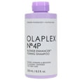 thumbnail image 6 of Olaplex No.4p Blonde Enhancer Toning Shampoo 8.5 oz, No.4 Bond Maintenance Shampoo 8.5 oz & No. 5 Bond Maintenance Conditioner 8.5 oz Combo Pack, 6 of 8