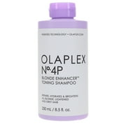 Olaplex No.4P Blonde Enhancer Toning Shampoo 8.5 oz, No.4 Bond Maintenance Shampoo 8.5 oz & No.5 Bond Maintenance Conditioner 8.5 oz - BUNDLE COMBO Pack