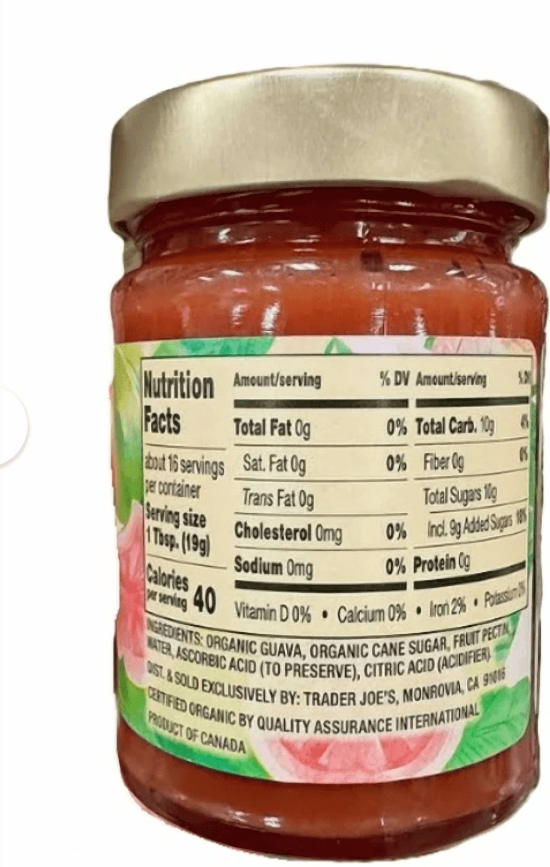 Trader Joe's Organic Guava Fruit Spread, Fish, 2 Count