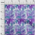 thumbnail image 1 of oneOone Viscose Chiffon Purple Fabric Leaves & Floral Texture Dress Material Fabric Print Fabric By The Yard 42 Inch Wide, 1 of 4