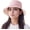 Pink, variant on Cotton Bucket Hat for Women Wide Brim Reversible Fisherman Hats Unisex Outdoor Fishing Summer Sun Hat