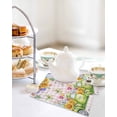 thumbnail image 4 of Spring Easter Kitchen Dish Towels for Drying Dishes Set of 4, Colorful Eggs Floral Truck Butterflies Pink Plaid Waffle Weave Microfiber Hand Tea Bathroom Towels Quick Dry & Absorbent Towel 12x12, 4 of 7