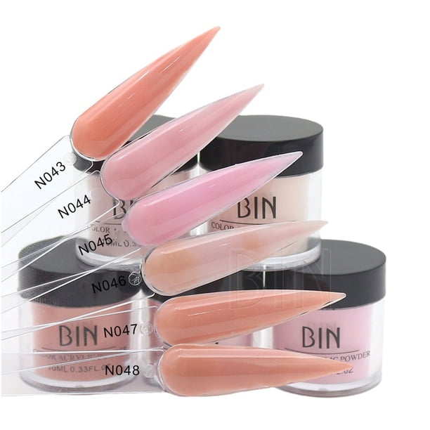 Ganfancp Polvo de Cristal Nude Se Puede Extender para Esculpir Polen Polvo Acrilico de Uñas de 10Ml Ofertas Flash 1* Polvo para Uñas