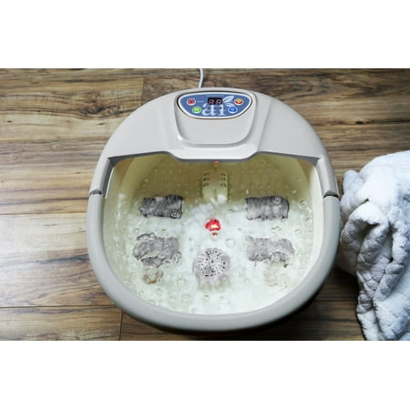 Artnaturals Foot Spa Massager Therapeutic Heated Bubble Bath with Temperature Control