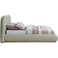thumbnail image 4 of Pemberly Row Modern / Contemporary Mint Soft Fabric Full Bed, 4 of 10