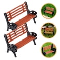 thumbnail image 1 of HINTRMENT 6 Pcs Chaise de Plage Miniature Multi PP Design Réaliste pour Jardin Miniature, 1 of 8