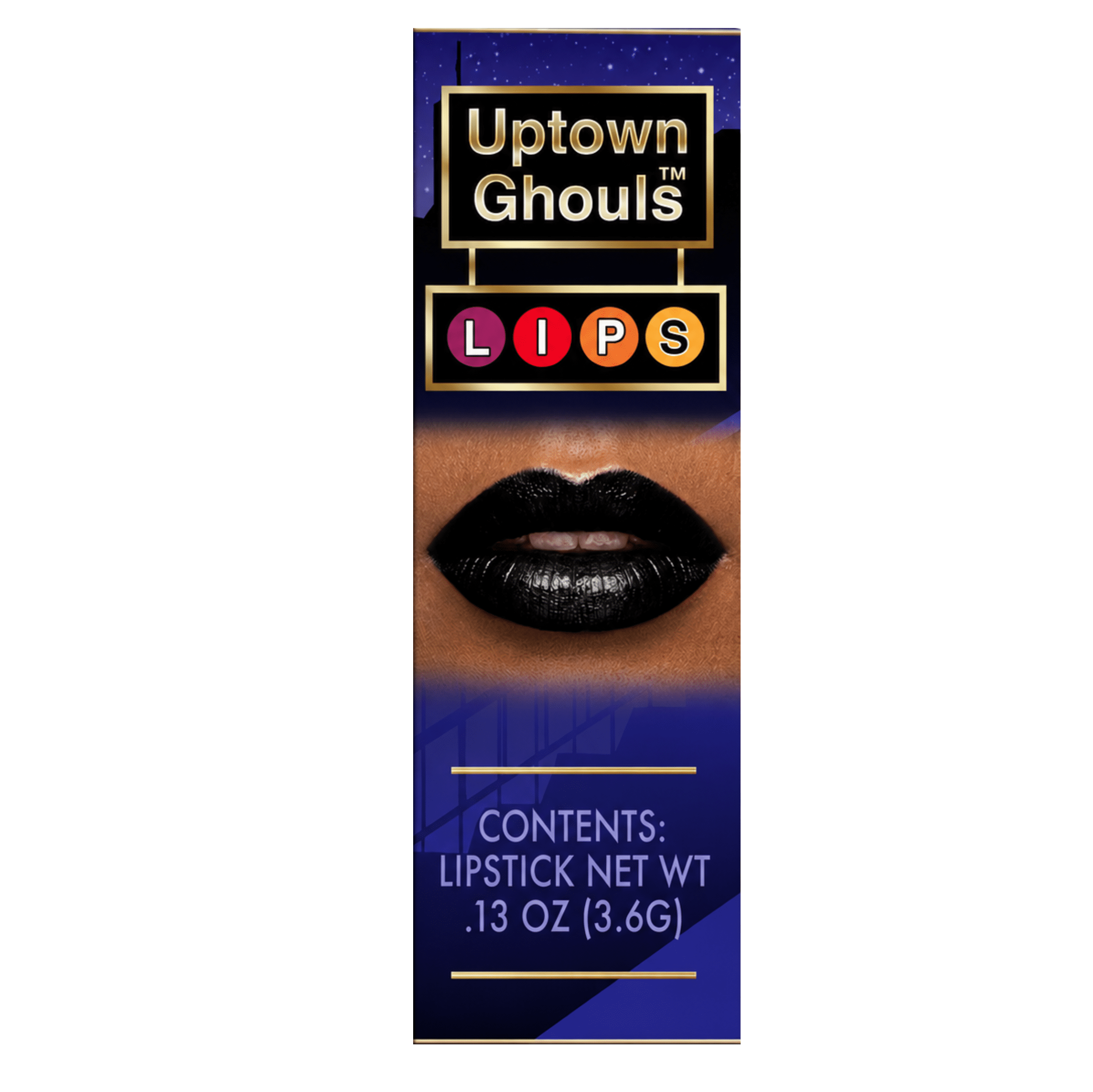Black Lipstick from Uptown Ghouls, Halloween Makeup by Cinema Secrets