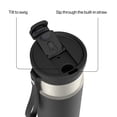 thumbnail image 3 of Contigo DualSip 20 oz Leakproof Insulated Water Bottle with 2-Way Lid, 3 of 6