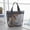 grey, variant on Durable Waterproof Shoulder Bag Carry Net Bag Tote Bag Beach Bag Large Handbag BLUE