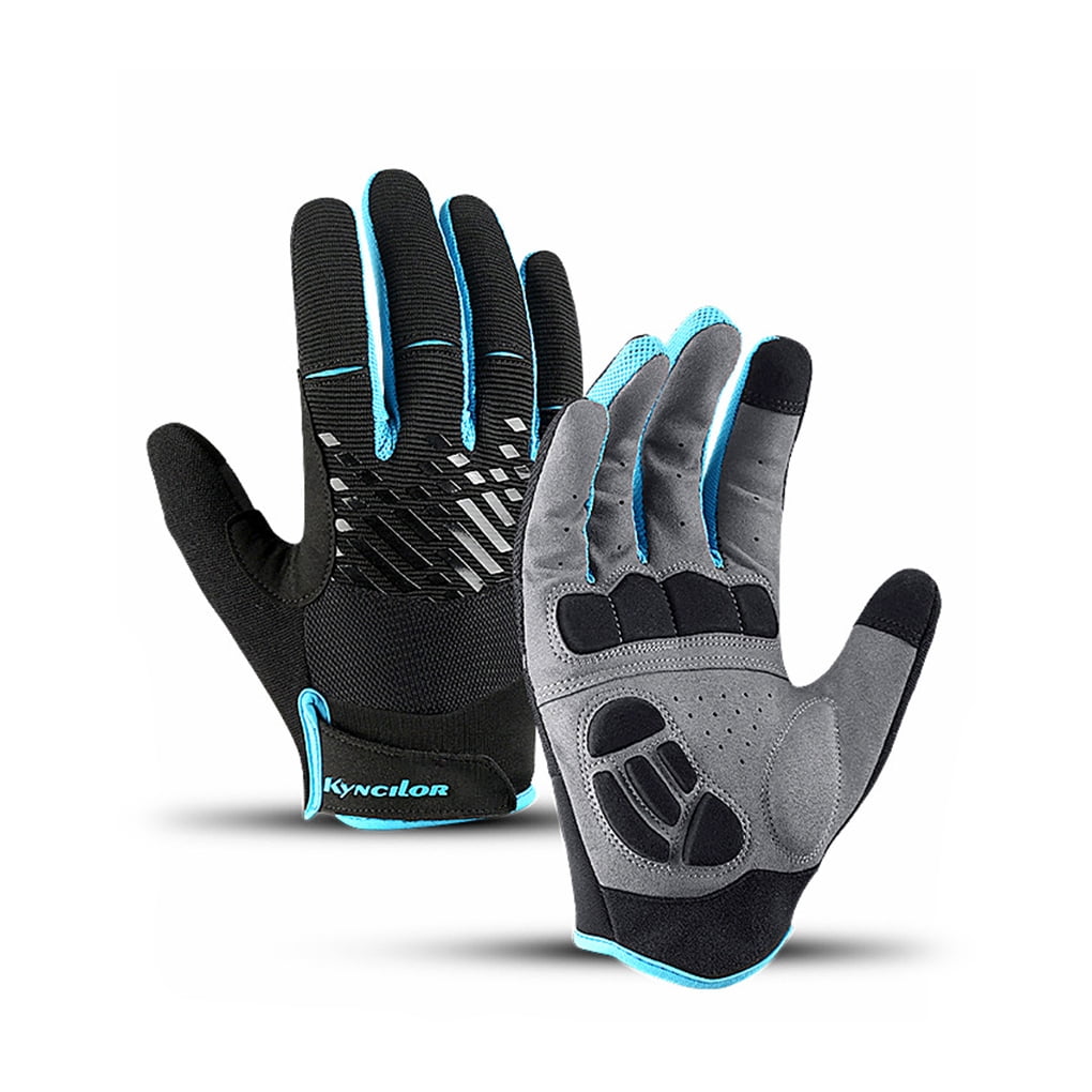 Details about   Breathable Full Finger MTB Cycling Gel Pad Touch Screen Gloves for Women Men 