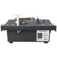thumbnail image 5 of Mini Table Saw, Belt Sander with Stainless Steel Top, 4pcs Blades, 10pcs Sanding Blet and 7 Gear Adjustable 0-90° Angle, Available for Wood/PCB/Acrylic/Plastic, DIY Model Crafts Cutting Tool, Black, 5 of 9