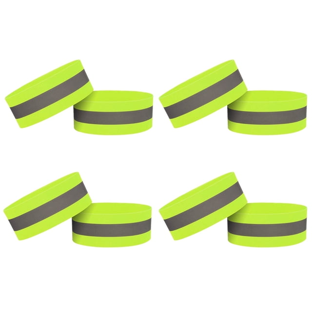 8 Pcs Bracelet Réfléchissant pour Sports de Plein Air Course de Nuit Cyclisme