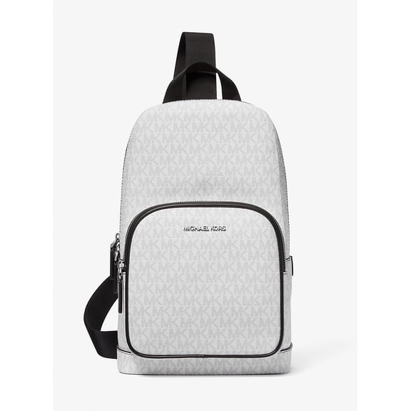 Michael Kors Outlet Cooper Logo Sling Pack - Bright White