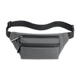 thumbnail image 4 of Bolsa de cuerpo cruzado con bolso de cintura de nylon correa ajustable para la fiesta de pesca en la calle Gris, 4 of 8