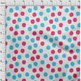 thumbnail image 4 of oneOone Cotton Cambric Pink Fabric Polka Sewing Material Print Fabric By The Yard 56 Inch Wide, 4 of 4