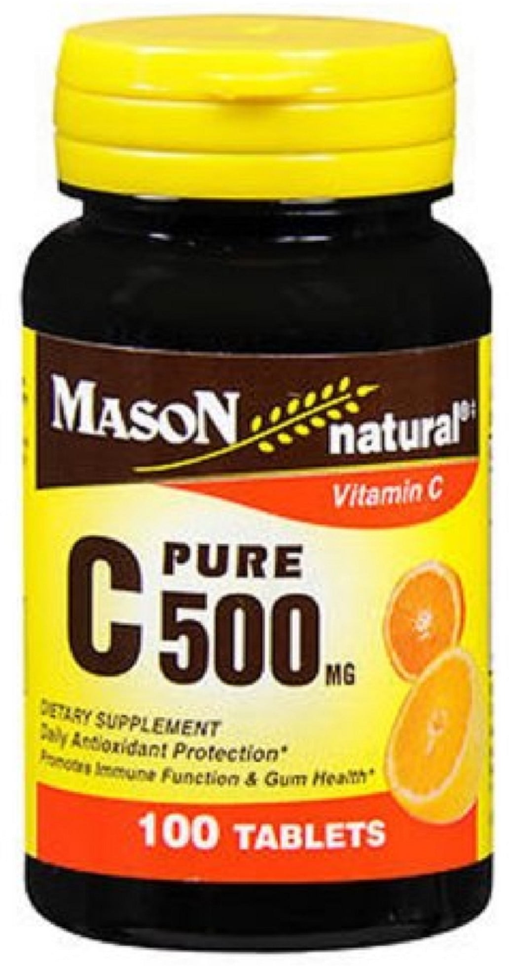 Mason Natural Vitamin C 500 mg Tablets 100 ea (Pack of 2)