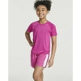 thumbnail image 2 of 5 Pack Girls' Short Sleeve UPF Sun Protective Rashguard Swim Shirt Active Athletic (Ages 4-16), 2 of 6