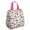 Bulldog Dog and-1, variant on Bulldog Dog and Footprints Insulated Lunch Bag for Women & Adults,Large Portable Soft Cooler Lunch Bag,Thermal Food Storage Tote with Pearl Cotton,8.66L,8.75x5.75x9.5 Inch