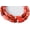 Orange, variant on Three Eye Fancy Tribal Venetian bead - Antique Old 2 Fancy polychrome modish Glass Bead 27*13 diameter