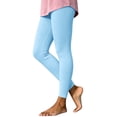 thumbnail image 5 of FNFYFH Womens Ribbed Knit Leggings Soft Stretchy Yoga Pants Fall Leggings Underwear Bottoms, 5 of 9