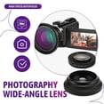 thumbnail image 5 of Professional 37mm Macro+72mm Wide Angle Lens 0.39X Full HD for 4K Camcorder, 5 of 5