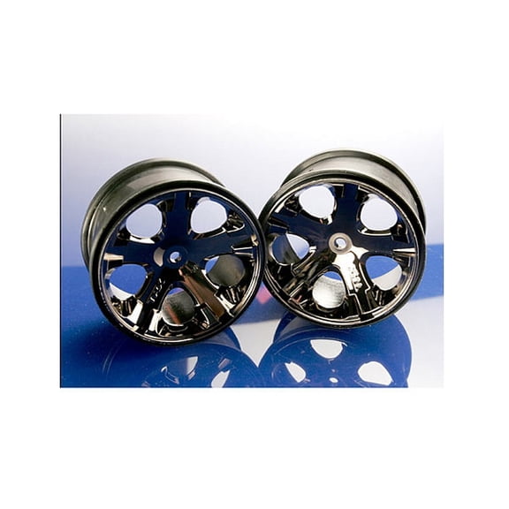 Traxxas 3772a Rear 2.8 All-Star Wheel Black Chrome TRA3772a