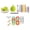 A, variant on Indoor Outdoor Dinosaur Rockets Launching Set For Fun Activity Music Jump Rings Toss Rockets Enhancing Physical Motor Skill