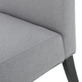 thumbnail image 5 of Noble House Cassandra Fabric Slipper Chair, Light Gray and Black, 5 of 7