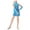 Sky Blue, variant on Miutii Kids Girls Latin Salsa Tango Rumba Ballroom Costume Halter Sleeveless Tassels Leotard with Gloves Dancewear Royal Blue 5-6