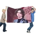 thumbnail image 2 of Timothée Bandera impresa con temática, regalo perfecto para fanáticos, amigos y familiares, y adecuada para actividades al aire libre e interiores, decoraciones de fiesta. 120*180CM, 2 of 6