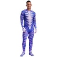 thumbnail image 5 of TiaoBug Animal Bodysuit for Men Full Length Gloved Sleeve Padded Tail Footed Rompers Cosplay Jumpsuit Type I XL, 5 of 7