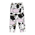thumbnail image 4 of Junzan Cute Animal With Cow Women'S Pajama Pants Drawstring Comfy Sleep Bottoms With Pockets, 4 of 9